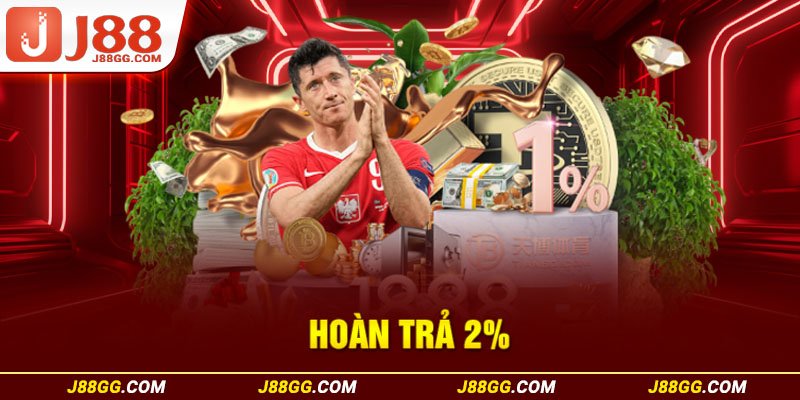 Hoàn trả 2% J88